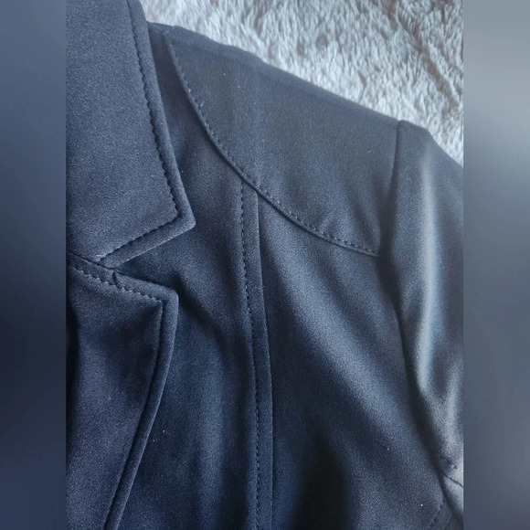 Black Blazer Sleeve Zippers by Marc Cain Sz 3/ Med - Picture 9 of 12